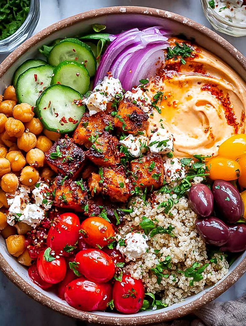 Mediterranean Veggie Bowls image 2