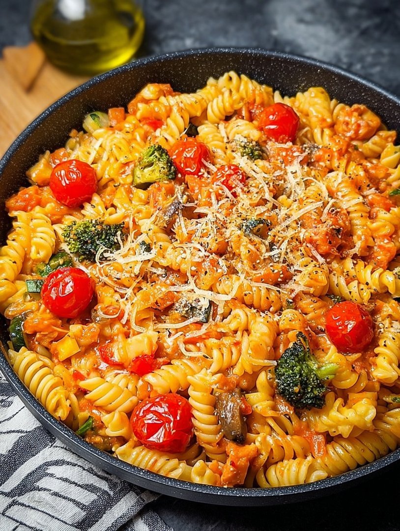 One-Pot Veggie Pasta image 2