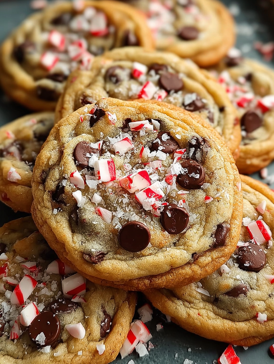 Peppermint Chocolate Chip Cookies image 2