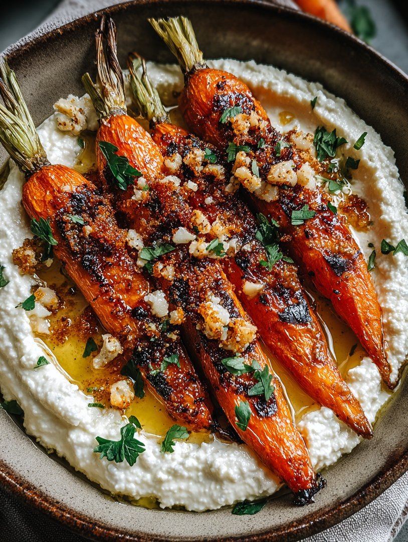 Roasted Carrots with Whipped Ricotta & Hot Honey image 2