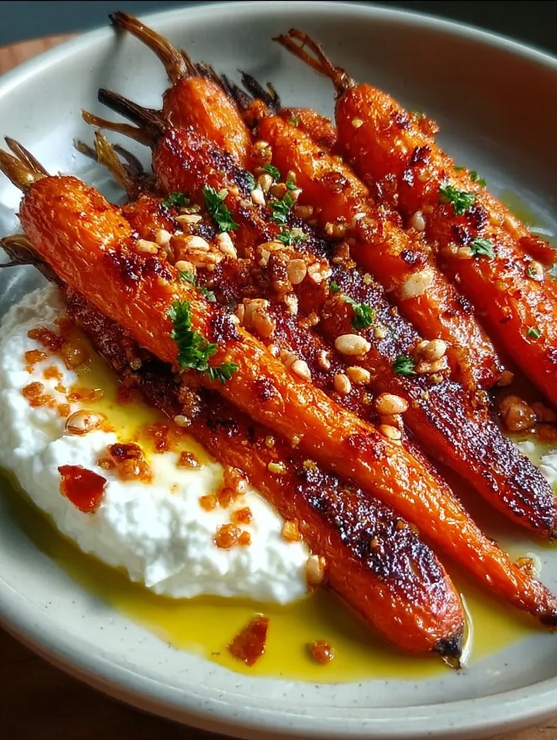 Roasted Carrots with Whipped Ricotta and Hot Honey Bliss image 2
