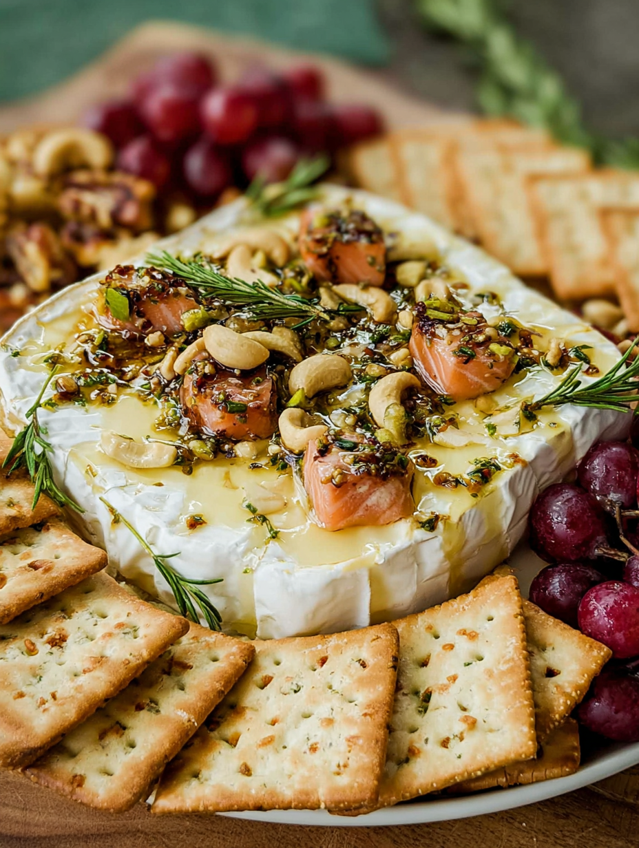 Savory Baked Brie Garlic Herbs image 2