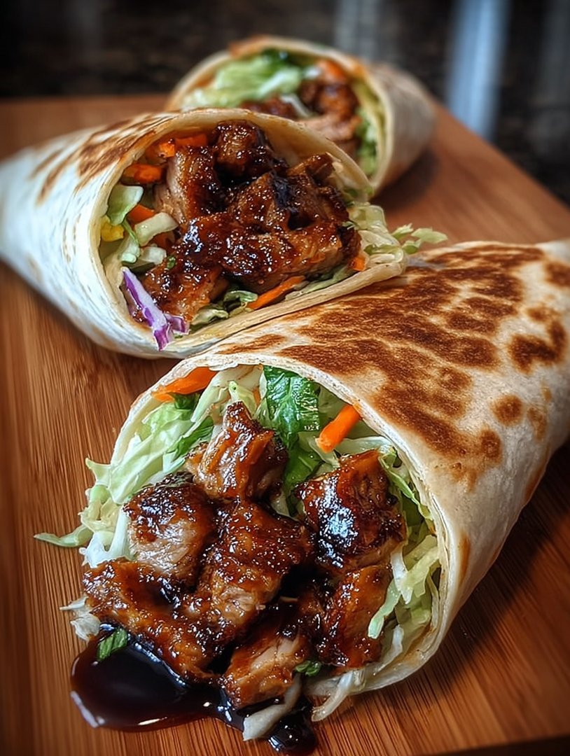 Teriyaki Chicken Wrap Recipe image 2