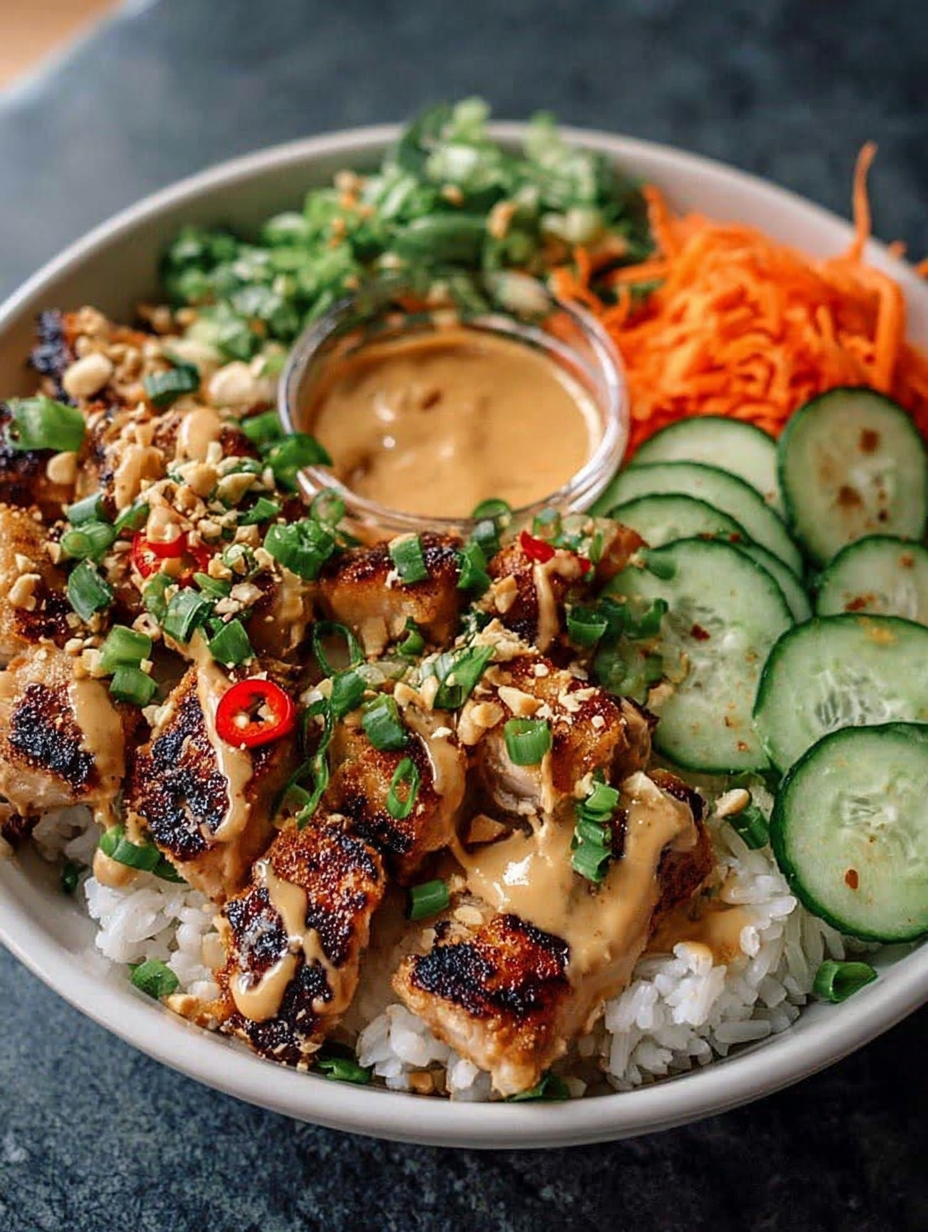 Thai Peanut Chicken Buddha Bowl image 2