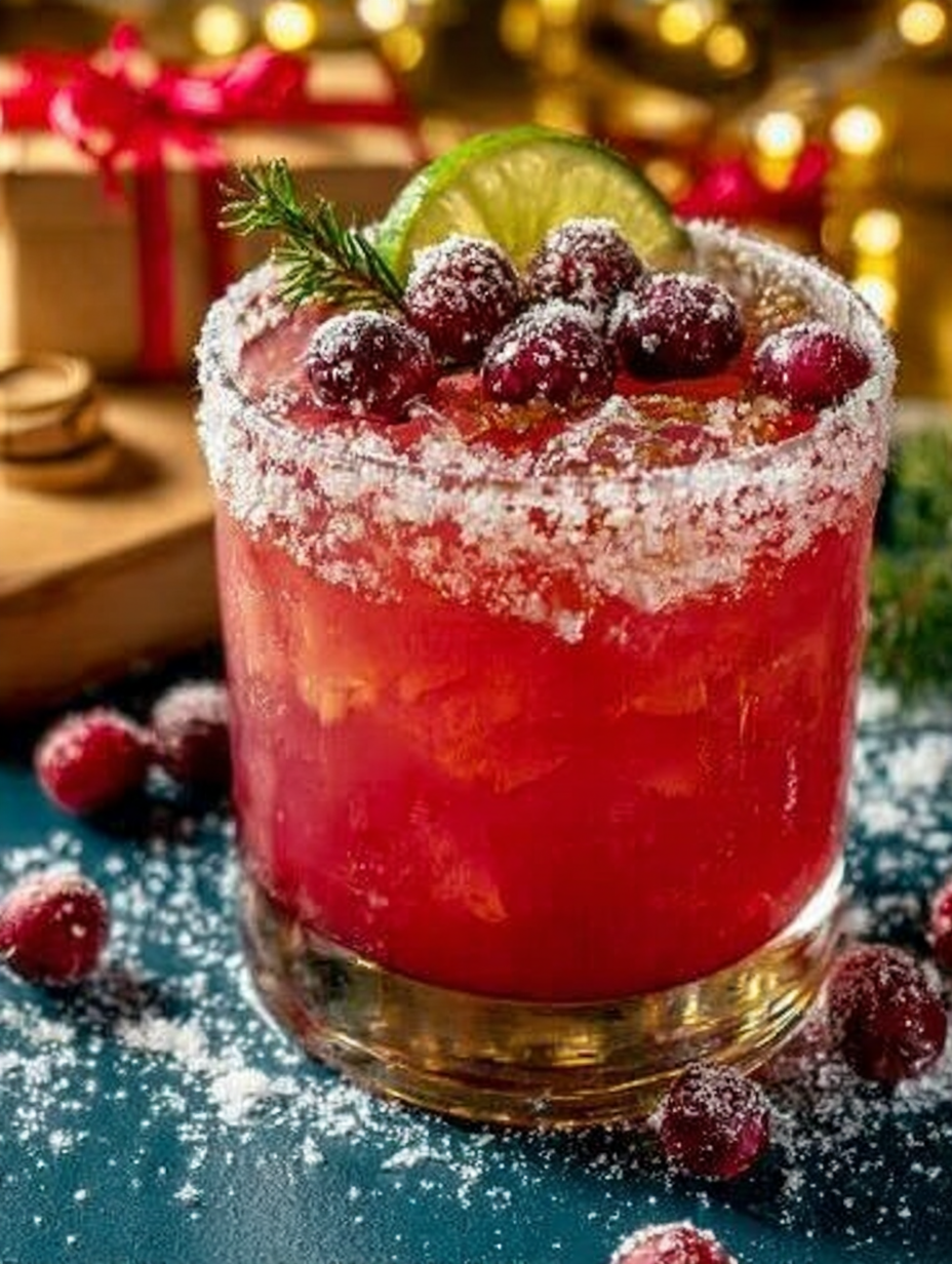 frosted mistletoe margarita image 2