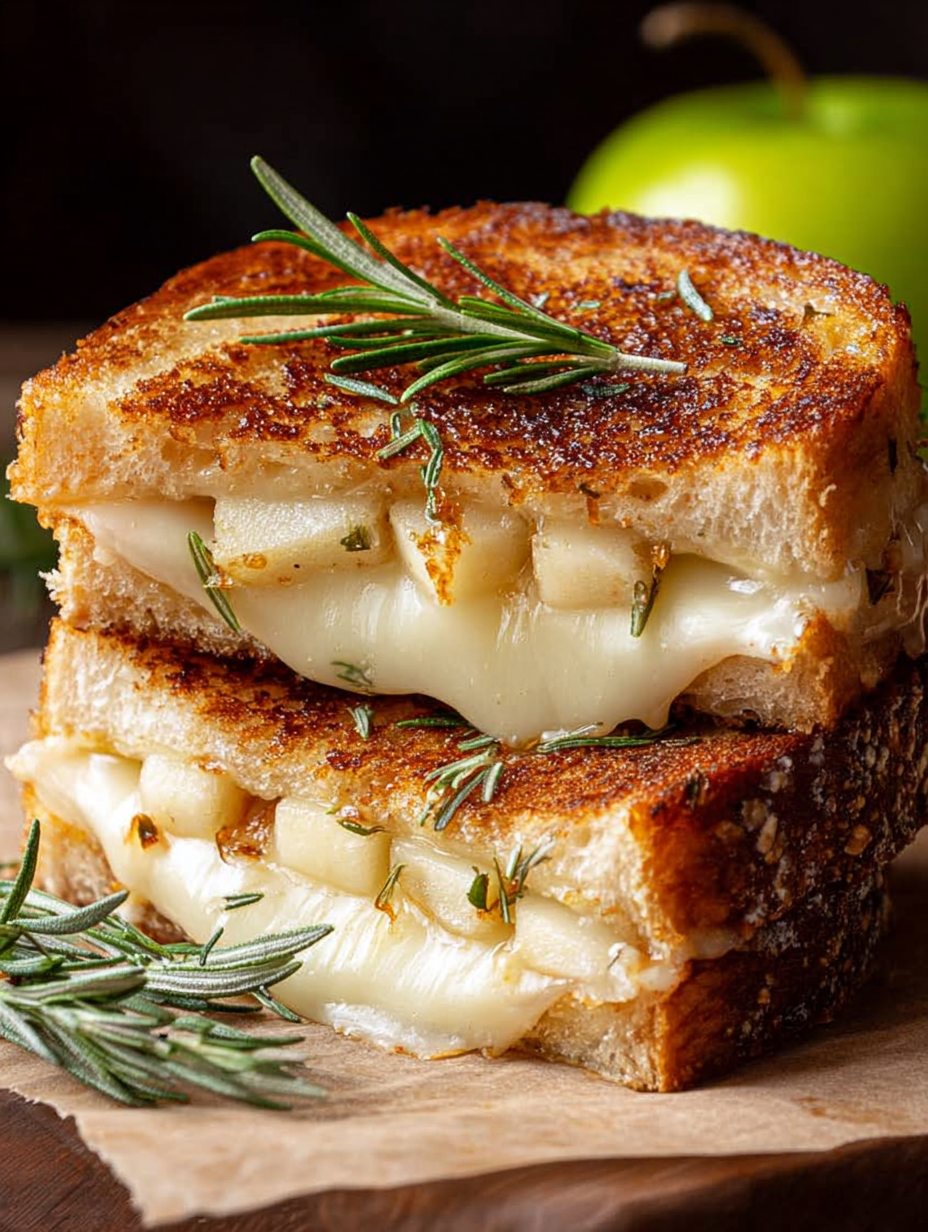 Apple Butter Brie Grilled Cheese image 2