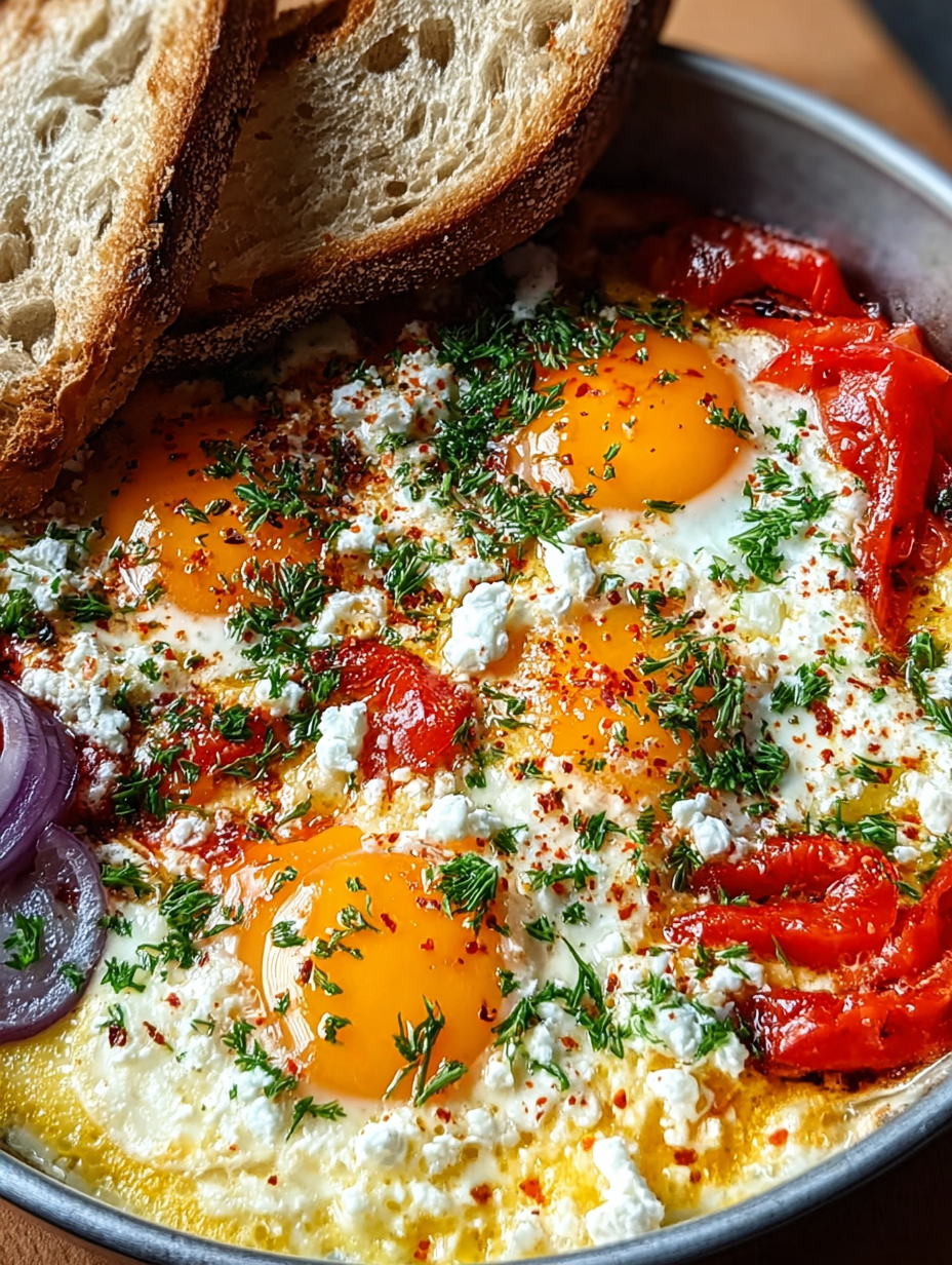 Baked Feta Eggs image 2