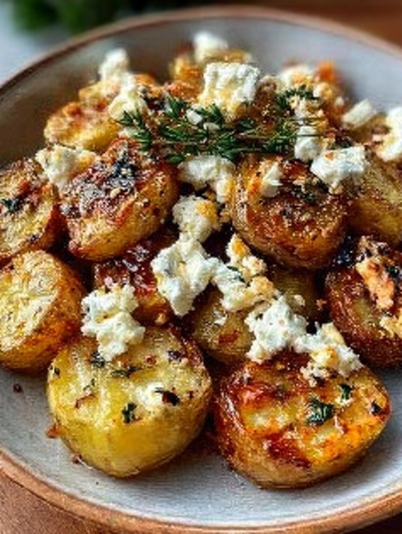 Baked Feta Potatoes (Easy Mediterranean) image 2