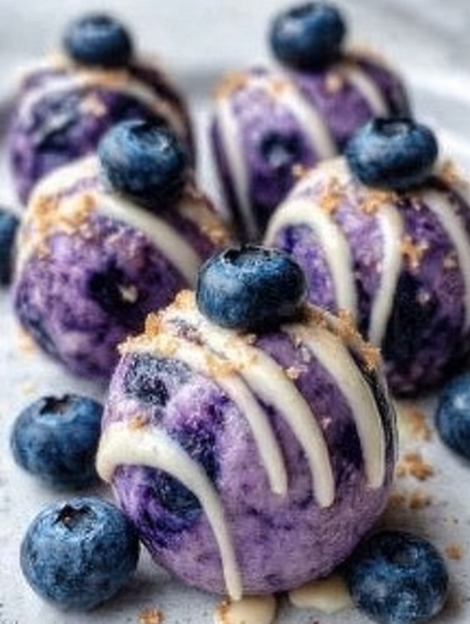 Blueberry Cheesecake Protein Bites image 2