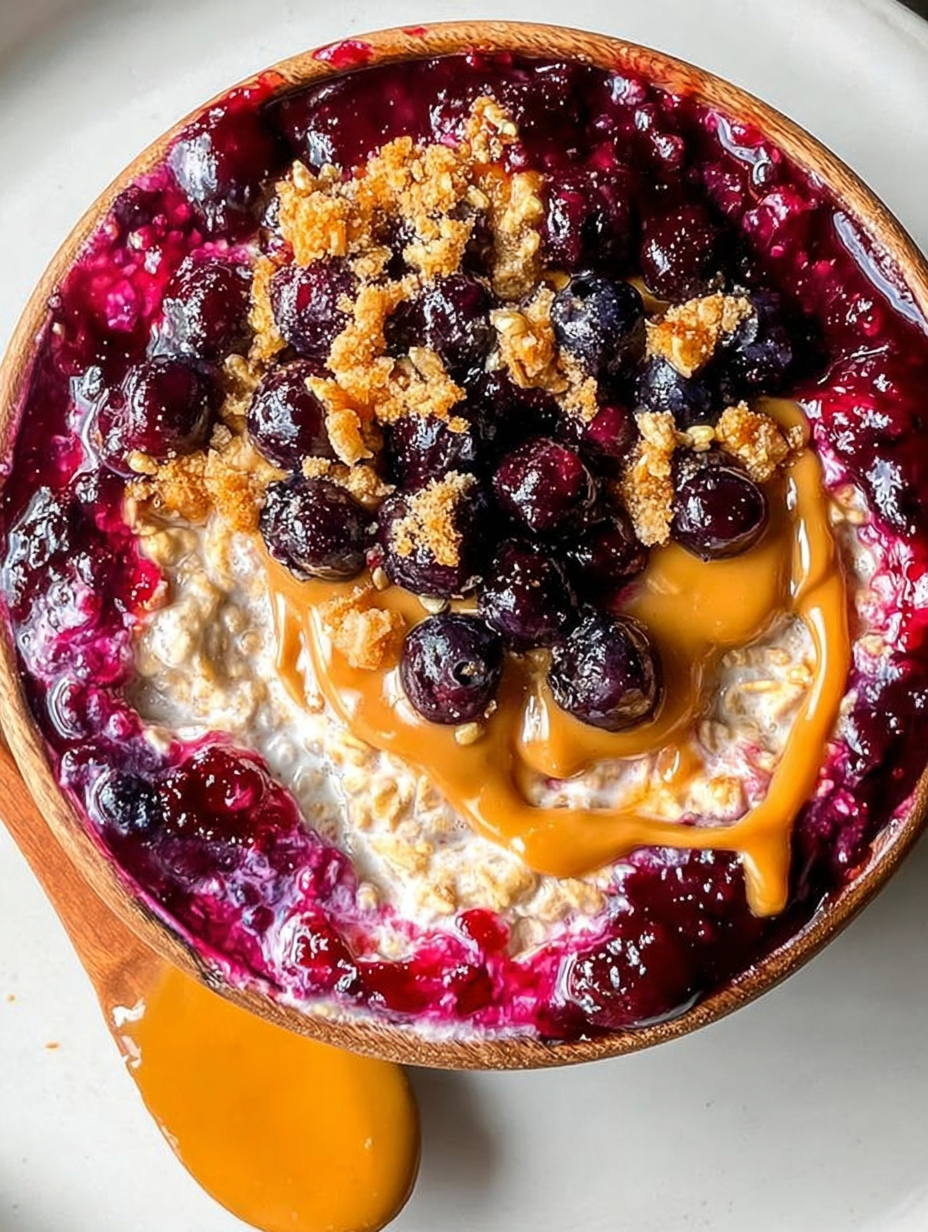 Blueberry Pie Overnight Oats image 2