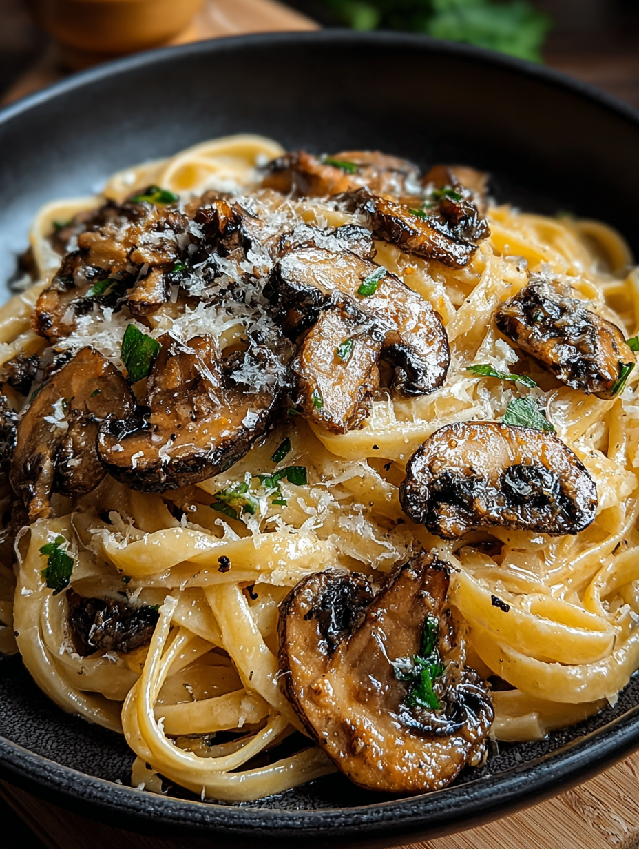 Caramelized Leek and Mushroom Gruyere Pasta image 2