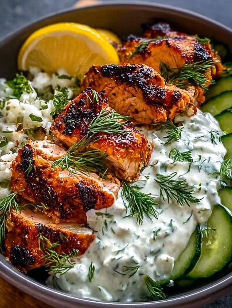 Chicken Tzatziki Bowls image 2