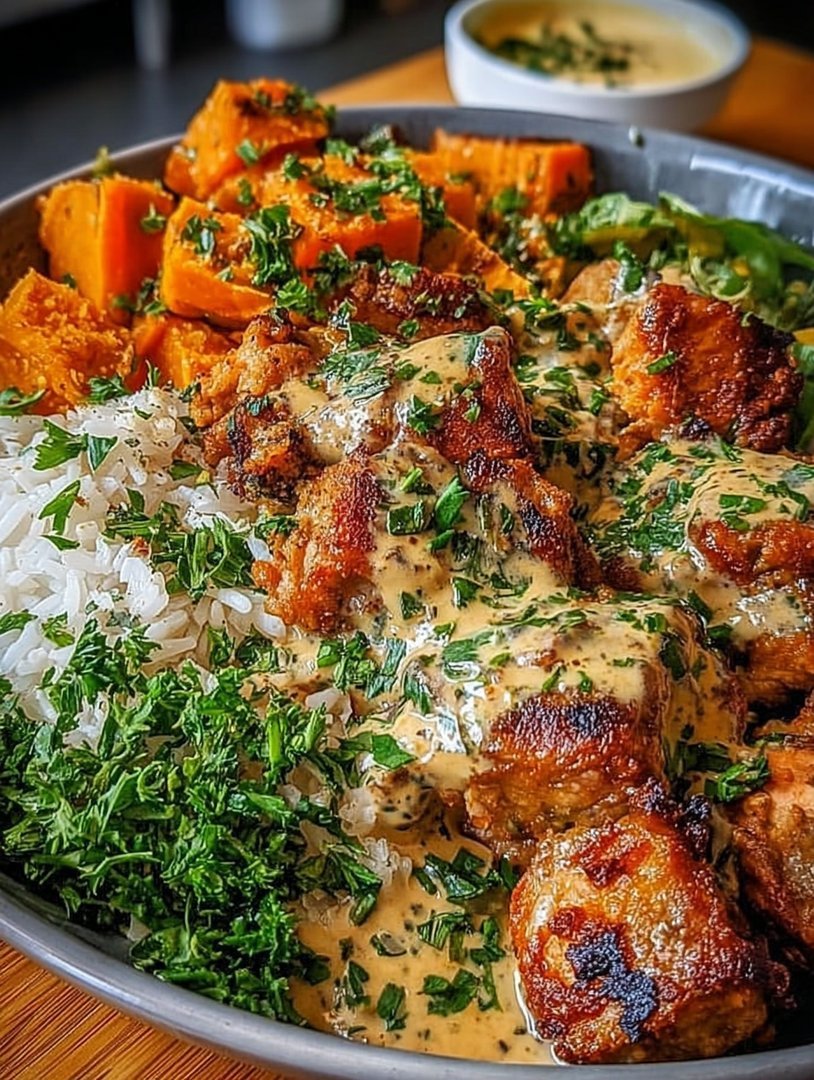 Chicken and Sweet Potato Bowls image 2