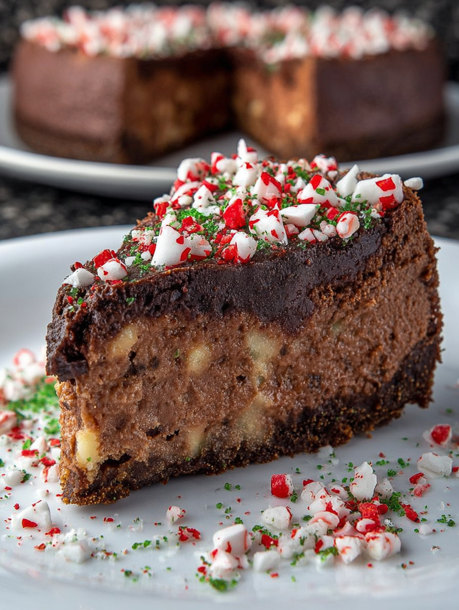 Chocolate Peppermint Cheesecake image 2
