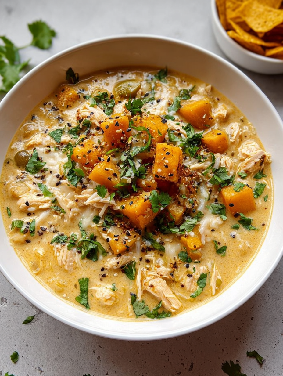 Creamy Butternut Chicken Chili Easy Weeknight Soup image 2