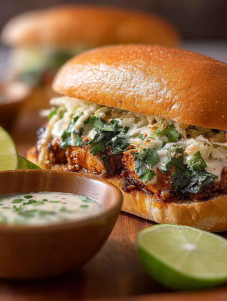 Crispy Cilantro Lime Chicken Sandwiches image 2