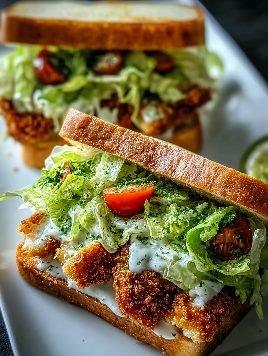Crunchy Chicken Caesar Sandwich image 2