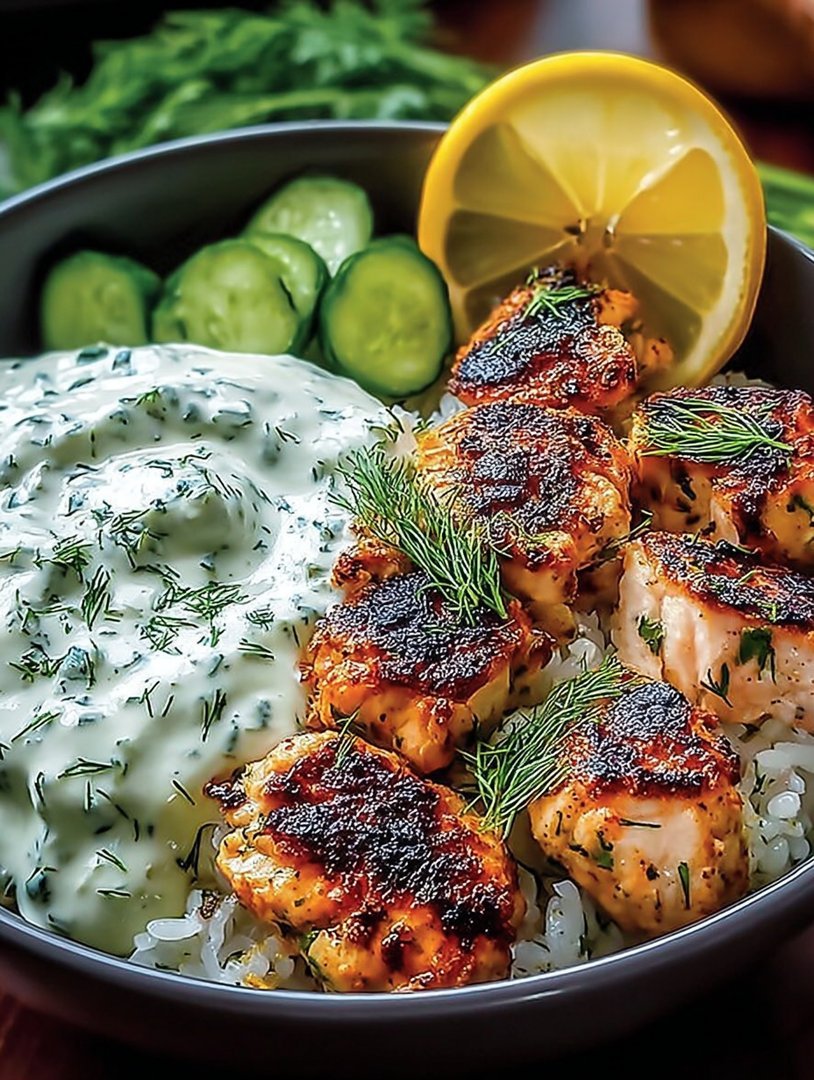 Easy Lemon Dill Chicken Bowls image 2