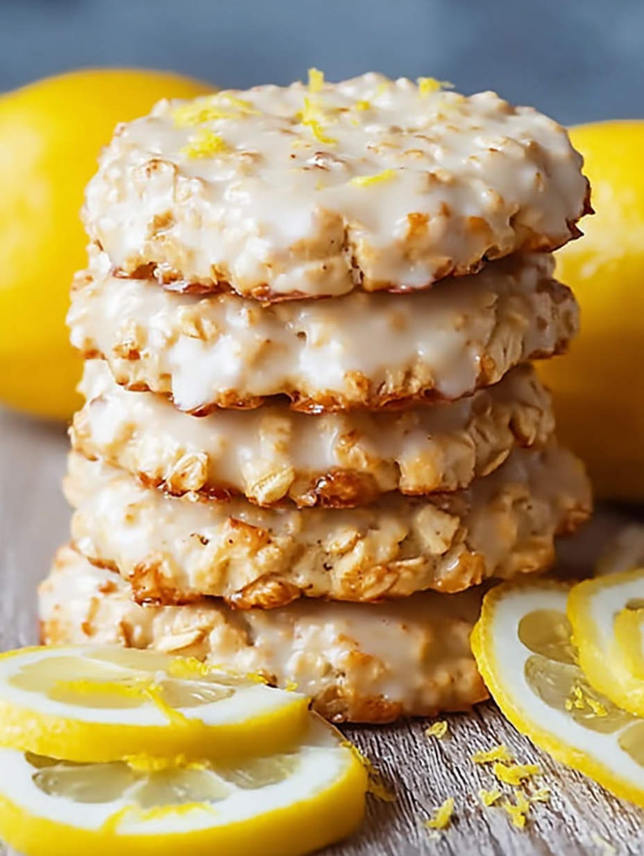 Easy Lemon Oatmeal No-Bake Cookies: Best Clean Eating Recipe! image 2