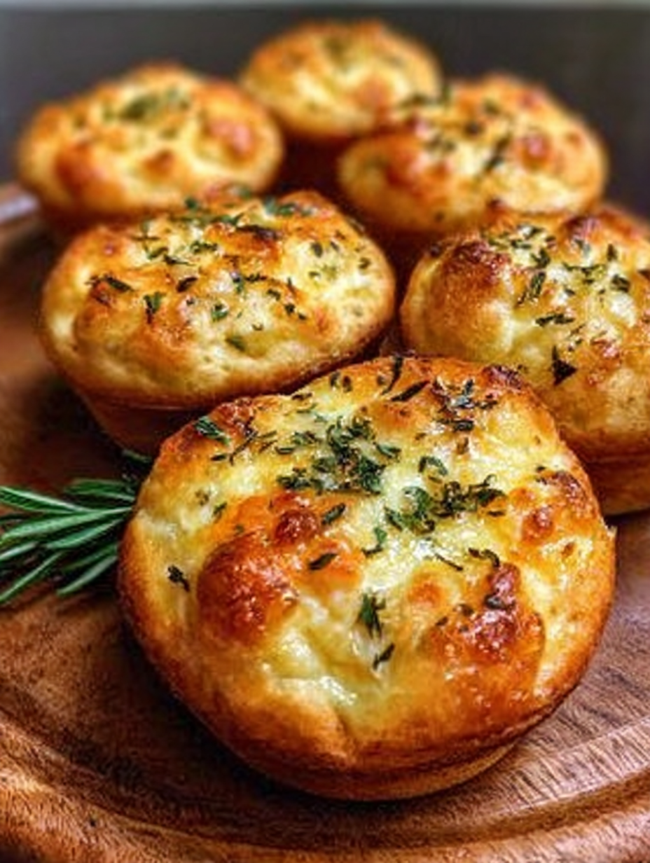 Garlic Focaccia Muffins image 2