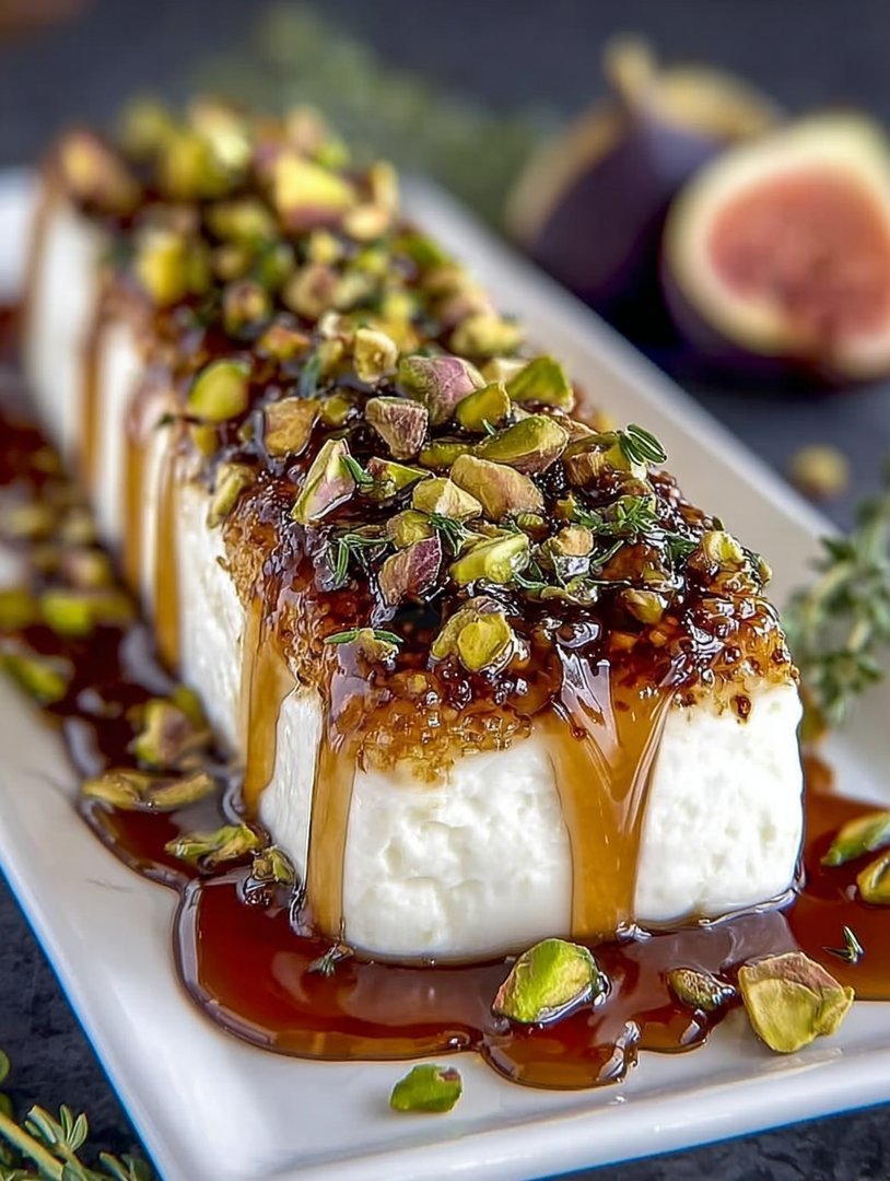 Goat Cheese Appetizer with Honey, Fig & Pistachios image 2