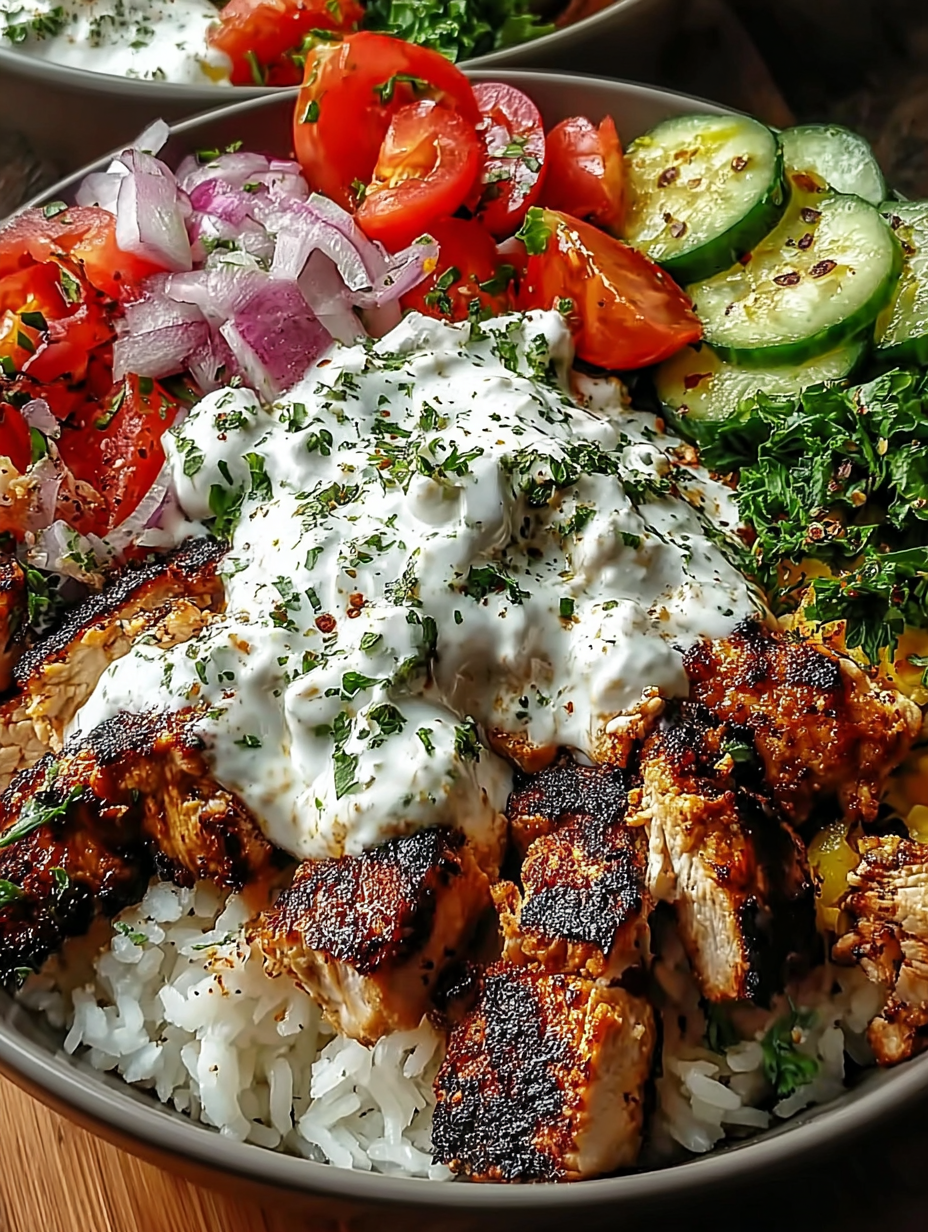Greek Chicken Gyro Bowls image 2