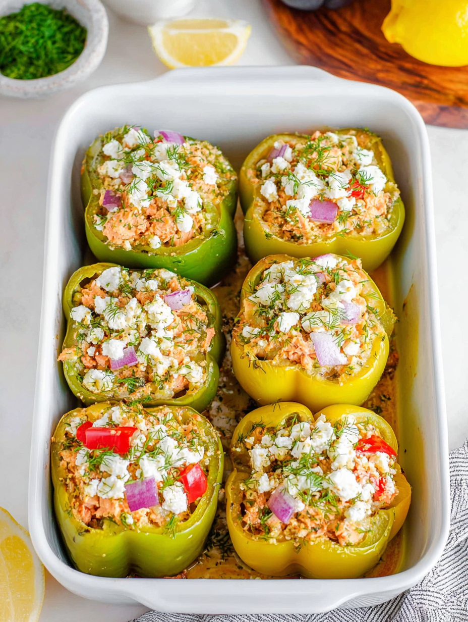 Greek Chicken Stuffed Peppers image 2