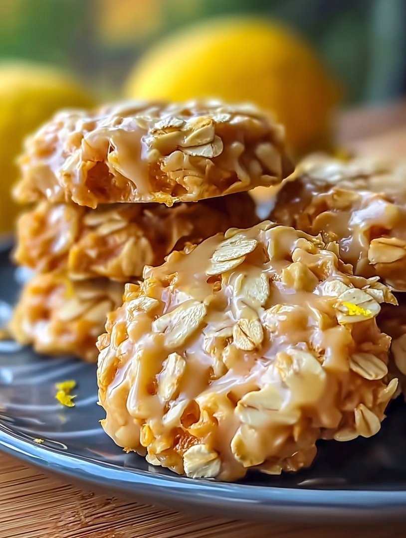 Lemon Oatmeal No-Bake Cookies image 2