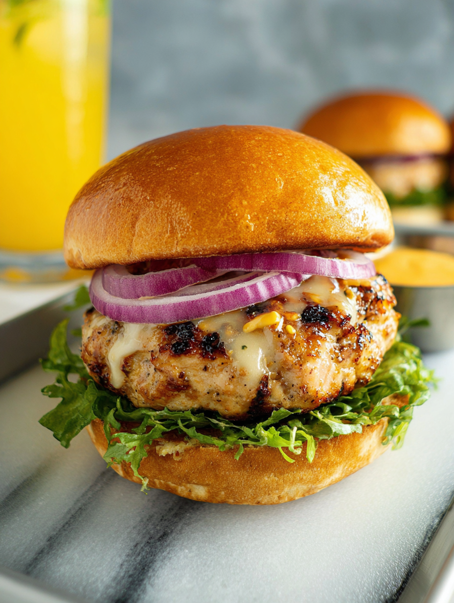 Maple Mustard Chicken Apple Burgers image 2