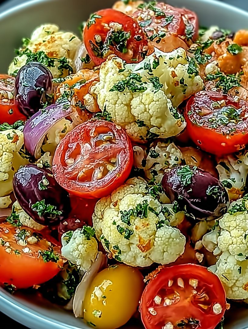 Mediterranean Marinated Cauliflower Salad image 2