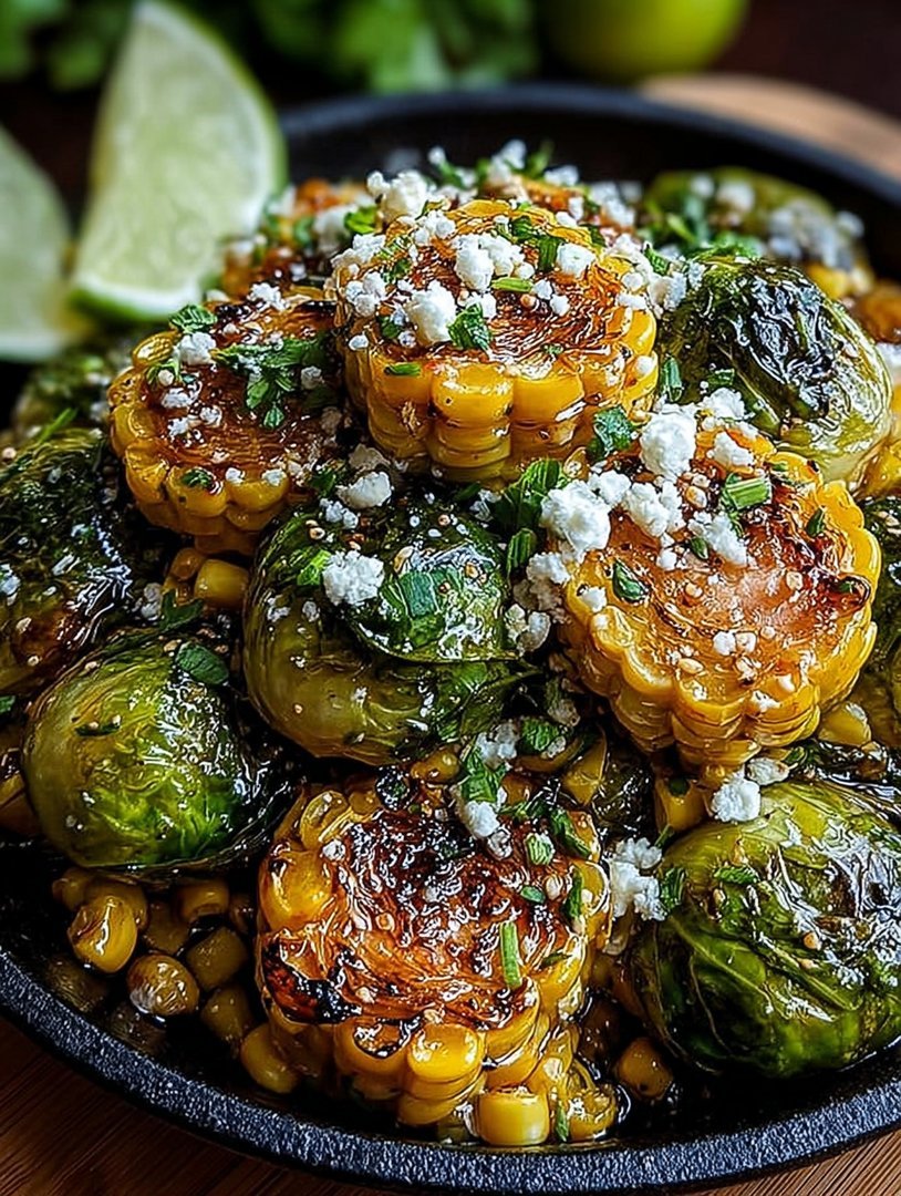 Mexican Street Corn Brussels Sprouts image 2