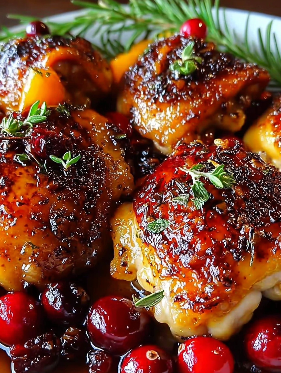 Oven-Baked Orange–Cranberry Chicken Thighs image 2