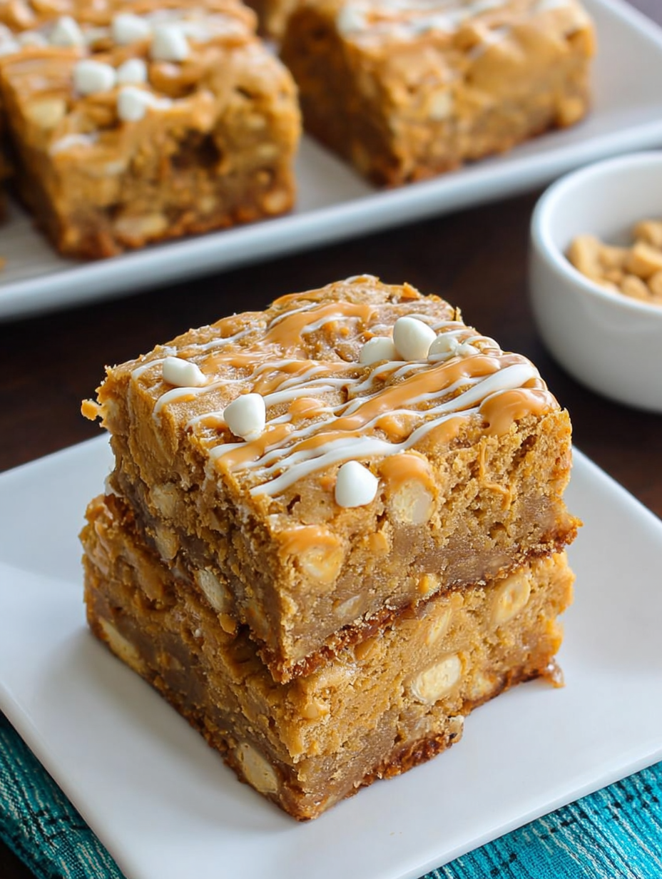 Peanut Butter Blondies image 2