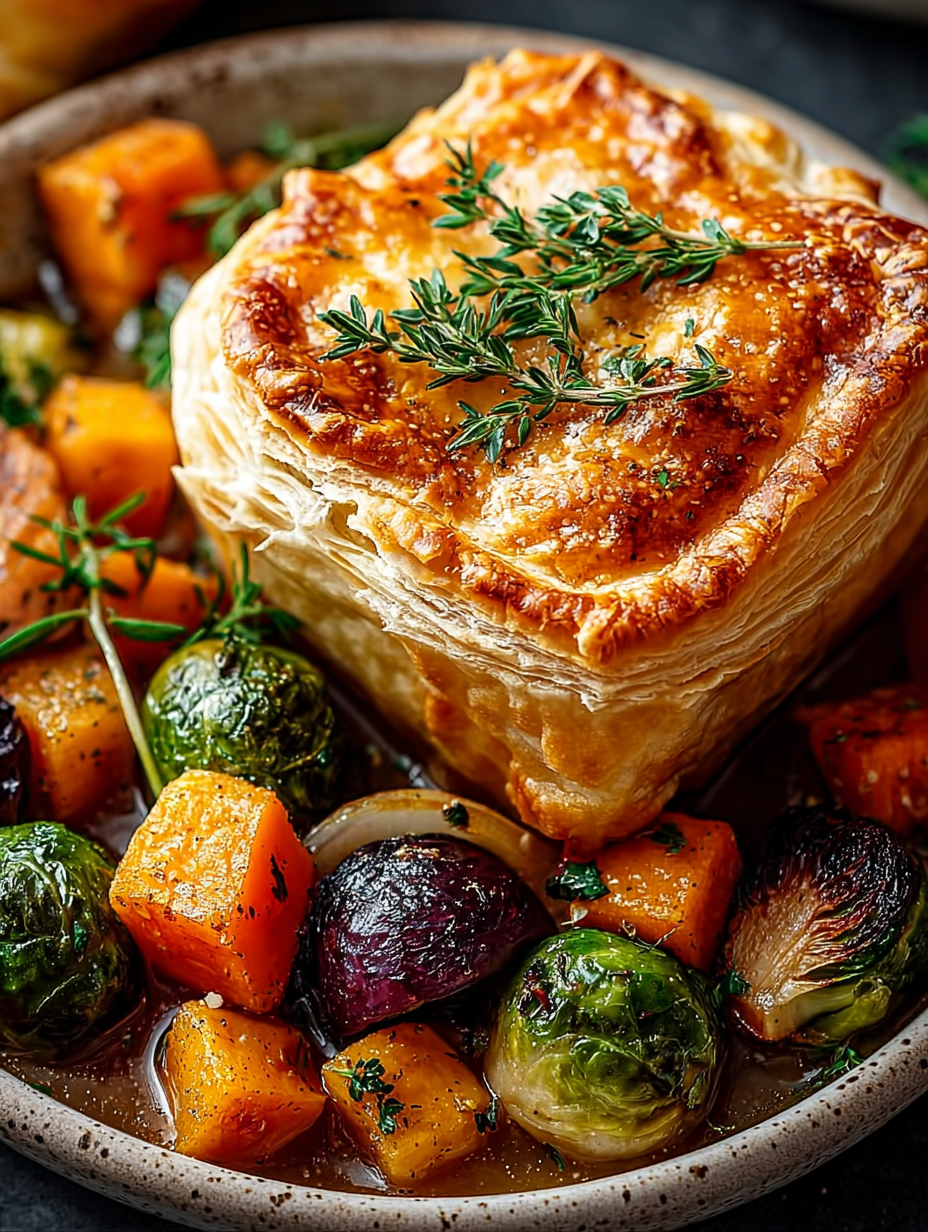 Roasted Autumn Vegetable Pot Pies image 2