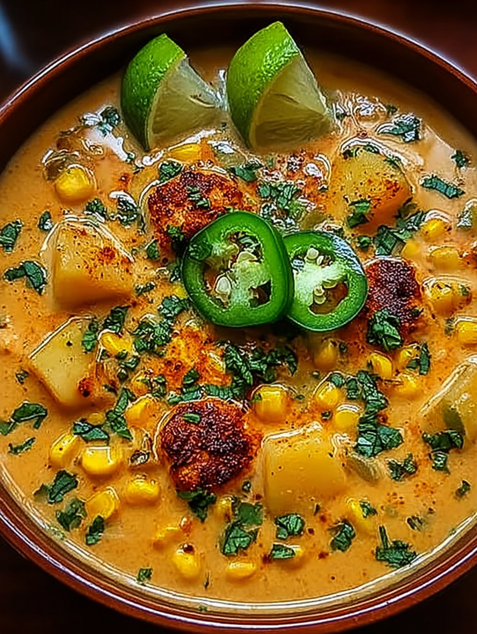 Spicy Creamy Jalapeño Corn Chowder for Cozy Nights image 2