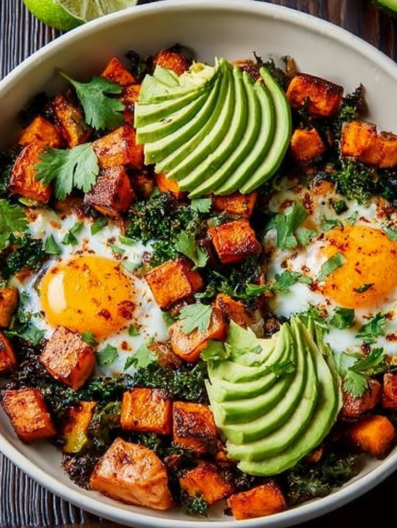 Sweet Potato Hash with Creamy Avocado Sauce image 2