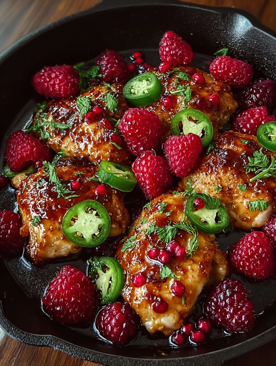 Sweet & Spicy Jalapeño Raspberry Chicken image 2