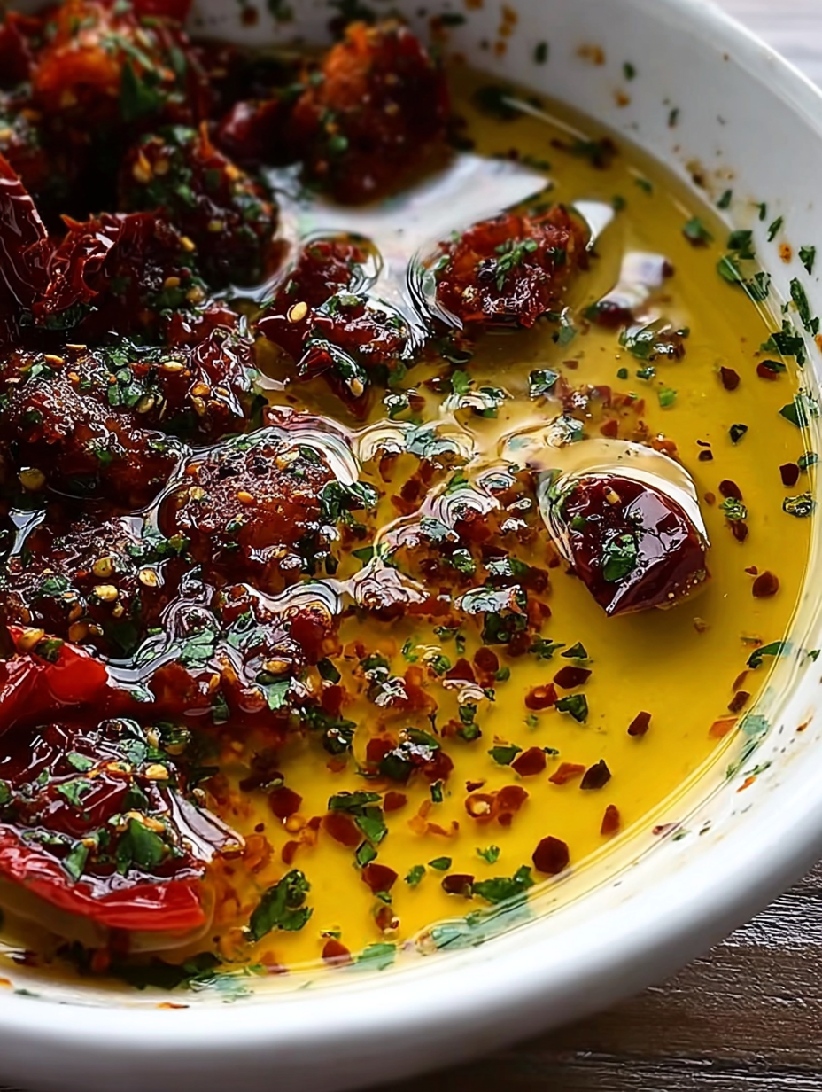 Tomato Garlic Olive Oil Dip image 2