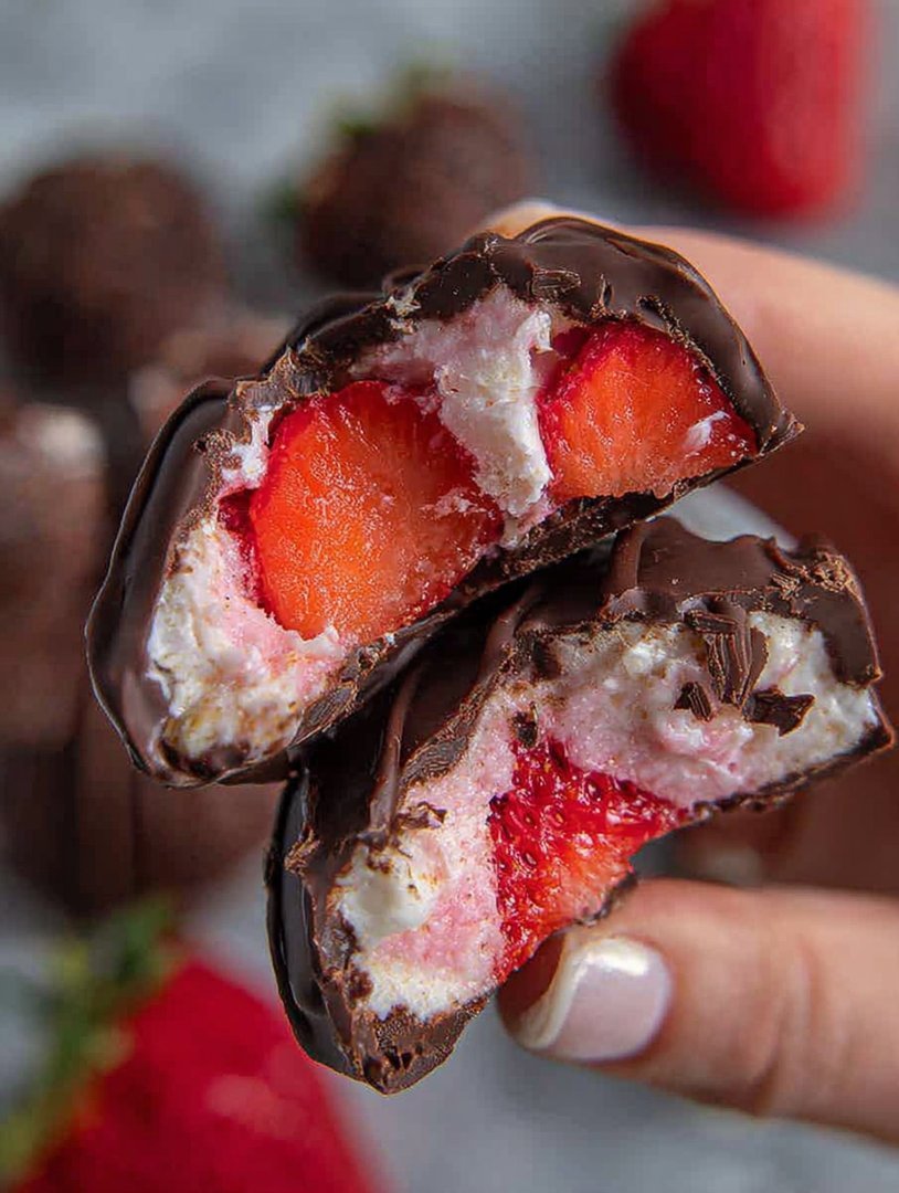 Viral chocolate strawberry yogurt clusters image 2