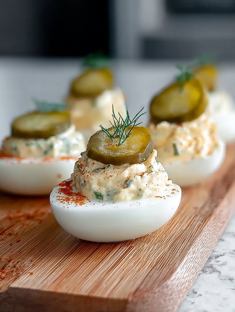 Zesty Dill Pickle Deviled Eggs image 2