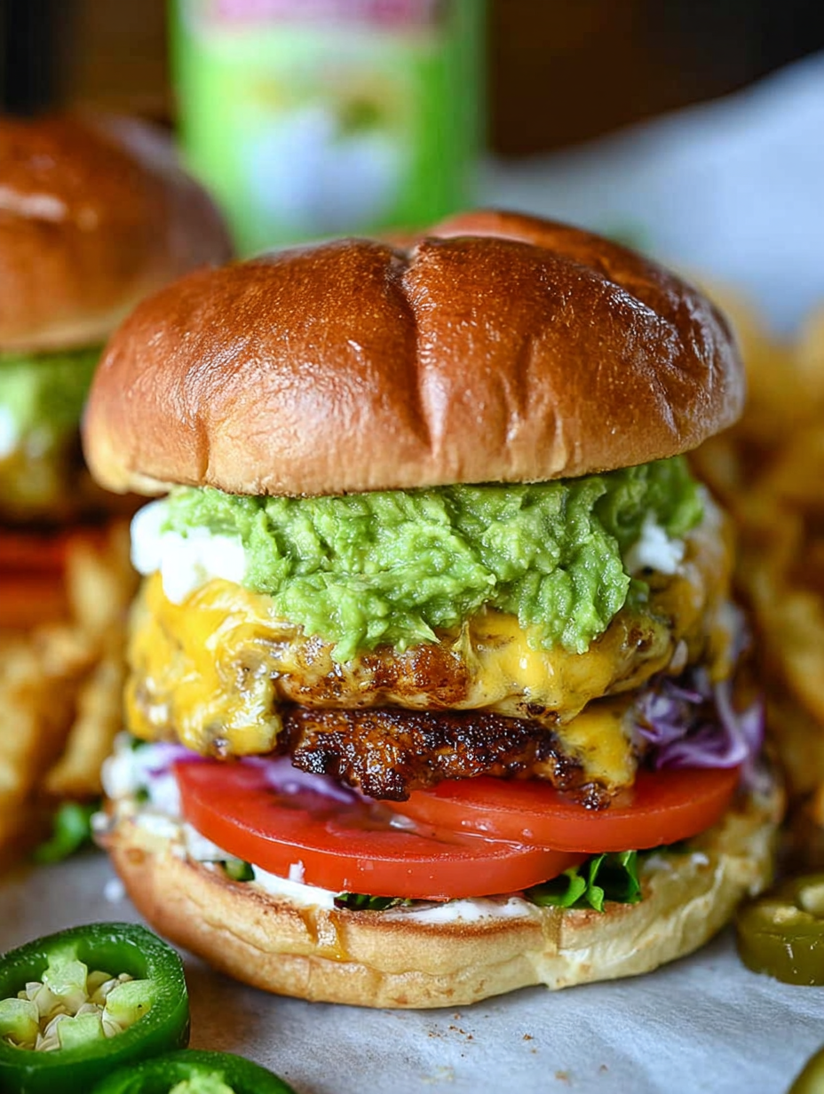 jalapeno pepper jack chicken burger image 2