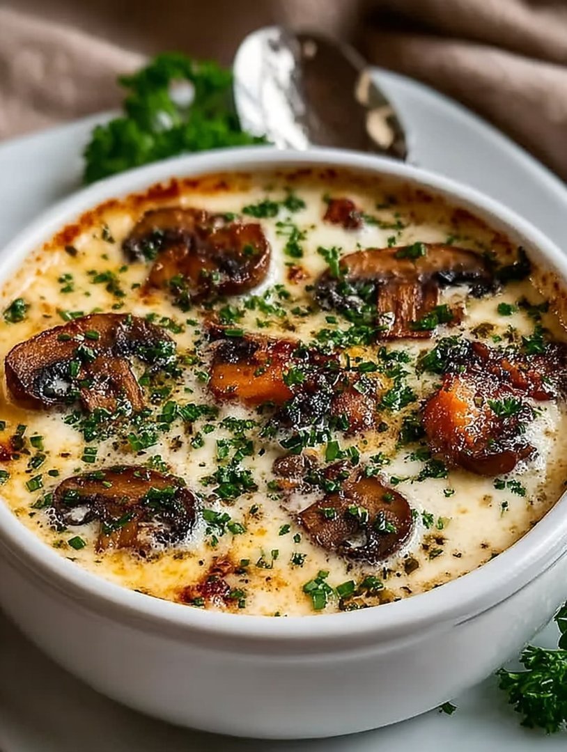 Cottage Cheese Mushroom Soup image 2