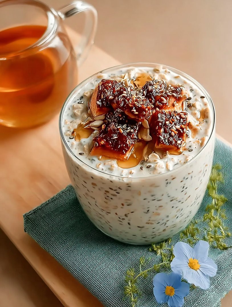 Date Overnight Oats With Chia Seeds image 2