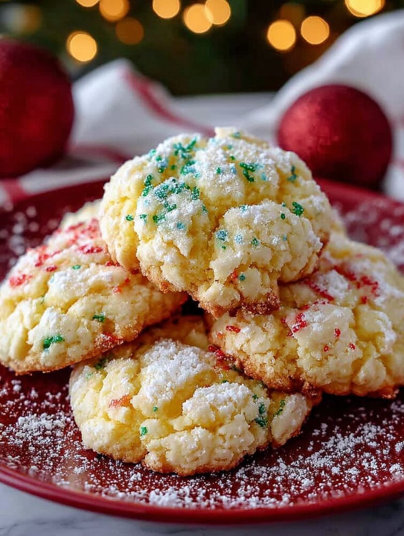 Easy Gooey Butter Cookies with Yellow Cake image 2