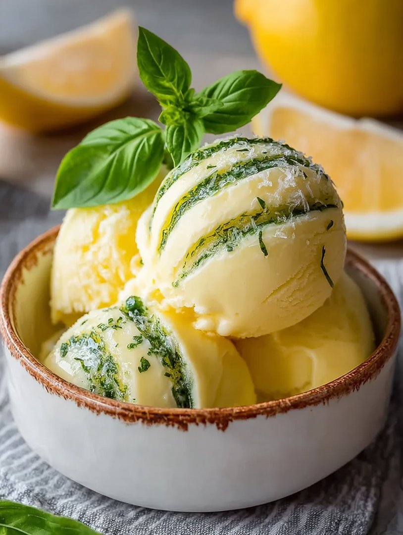 Lemon Basil Sorbet image 2