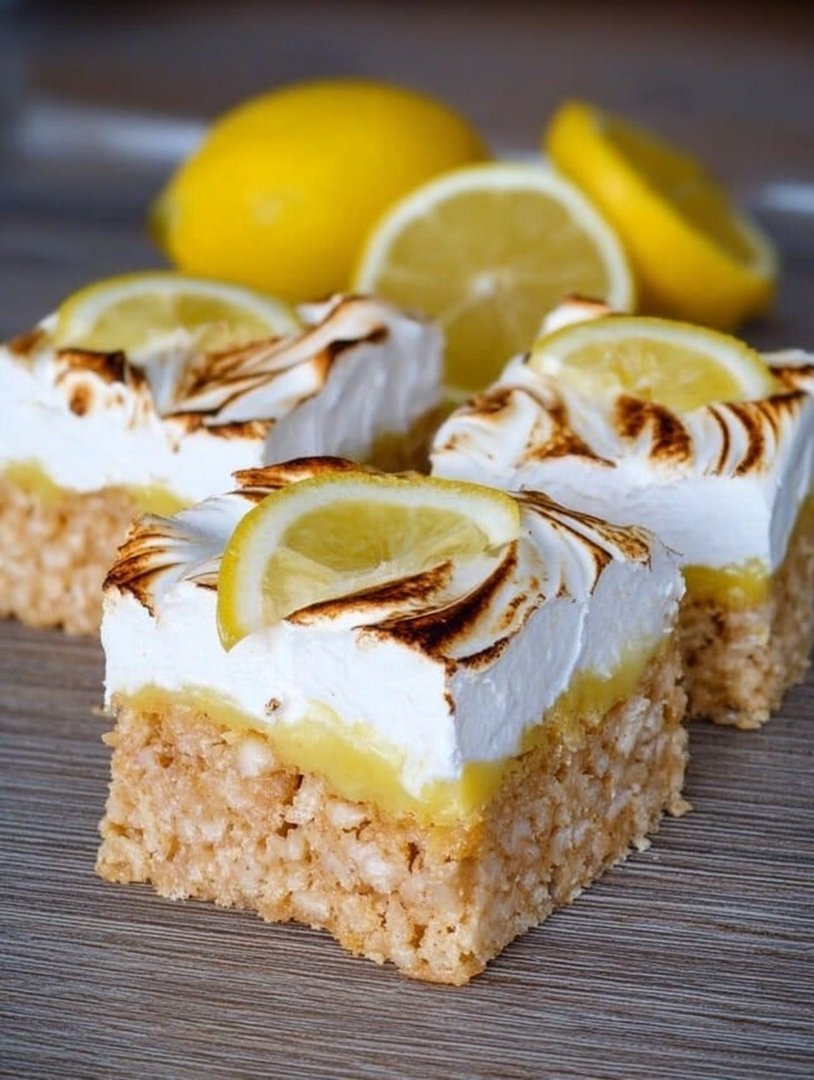 Lemon Meringue Rice Krispie Treats image 2