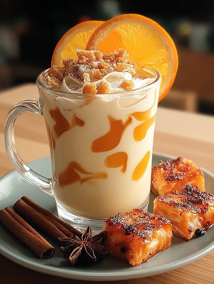 Orange Cinnamon Milk Tea image 2