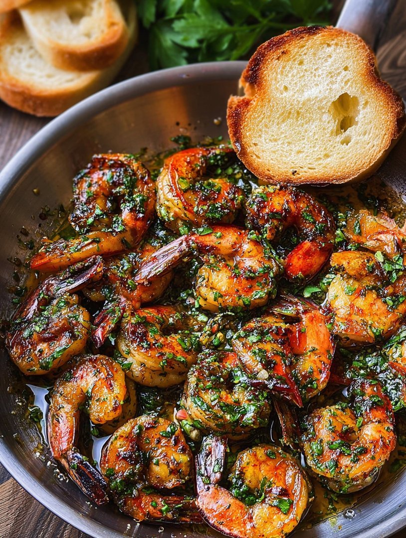 Pan Seared Chimichurri Shrimp image 2