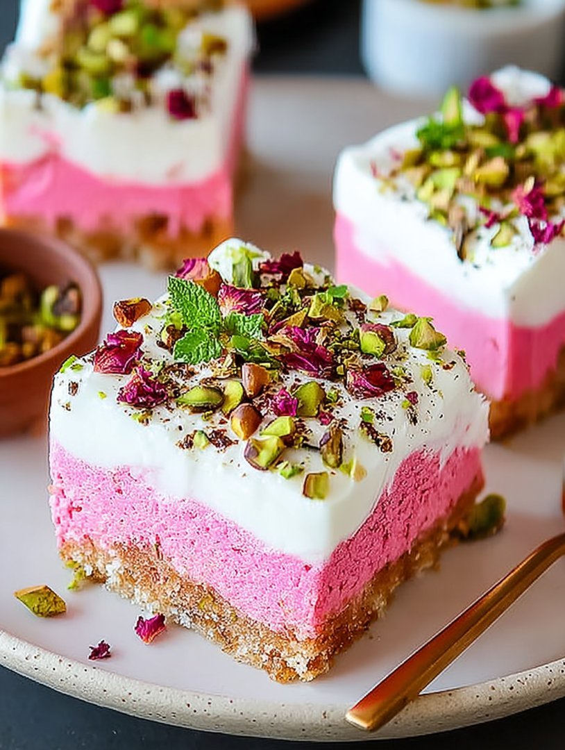 Pistachio Rose Milk Cake image 2