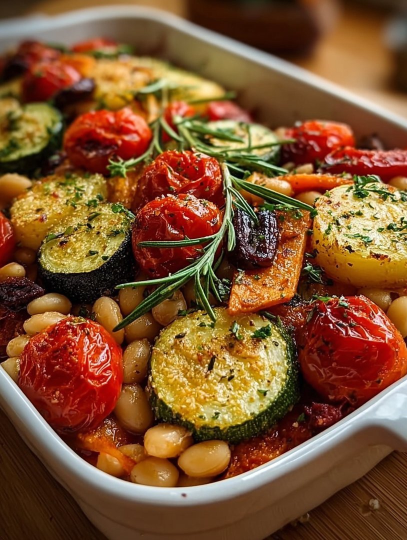 Rustic Roasted Vegetable Bake with Cannellini Beans image 2